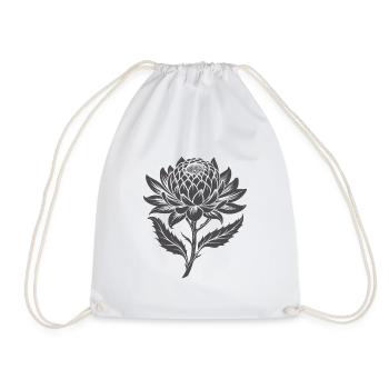 Waratah Fleur Australienne - Sac de sport léger - blanc - Devant