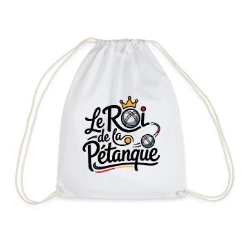 Le Roi de la Pétanque - Sac de sport léger - blanc - Devant