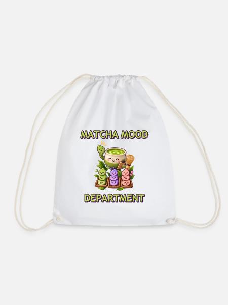 Matcha Stimmungsabteilung - Turnbeutel - Weiß