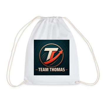 Team Thomas Familienname Teamname Unternehmensname - Turnbeutel - Weiß - Vorne