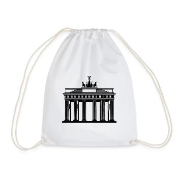 Brandenburger Tor - Turnbeutel - Weiß - Vorne
