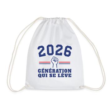 Aufstieg der Generation 2026 - Turnbeutel - Weiß - Vorne