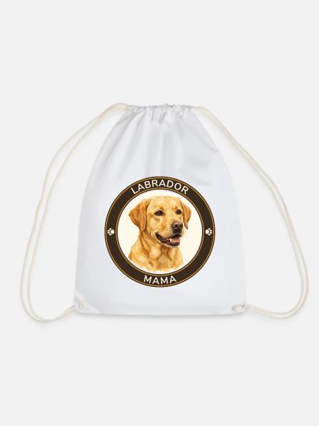 Labrador-Retriever-Mama - Turnbeutel - Weiß