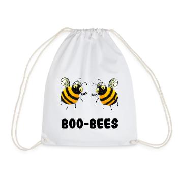 Boo-Bees - Zwei Bienen sagen Boo - Turnbeutel - Weiß - Vorne