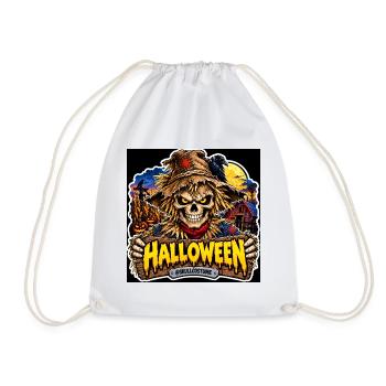 SkullCostume Halloween Edition: Die Vogelscheuche - Turnbeutel - Weiß - Vorne