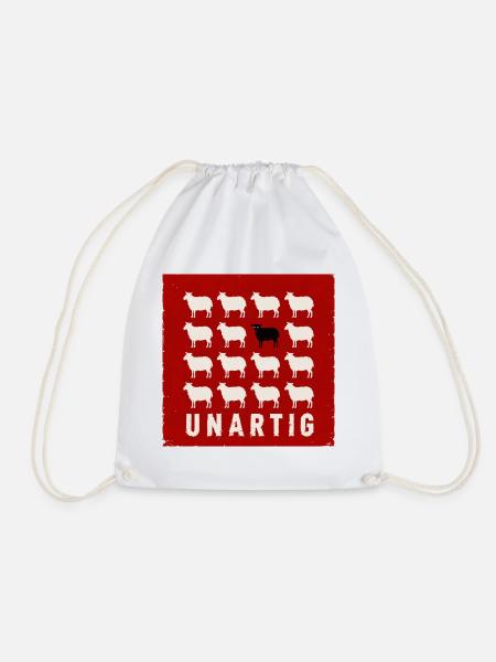 Unartig - Turnbeutel - Weiß