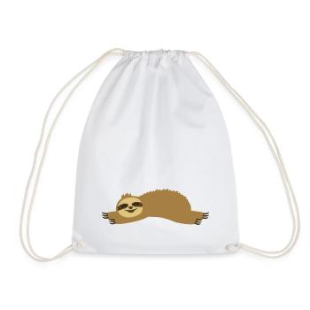 la paresse - Sac de sport léger - blanc - Devant