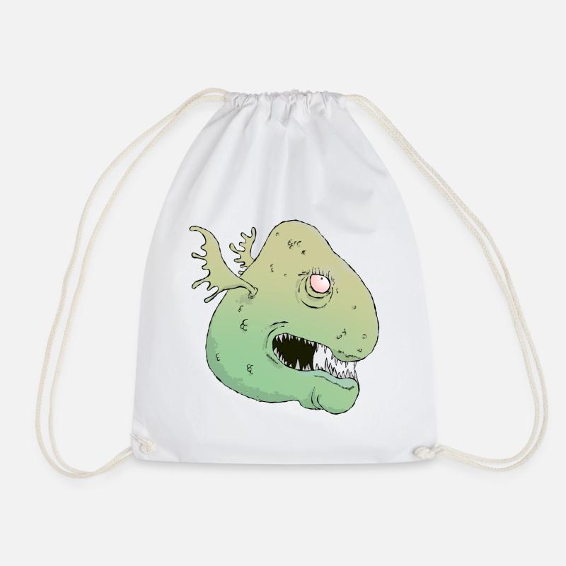 Louison St George - Drawstring Bag - white