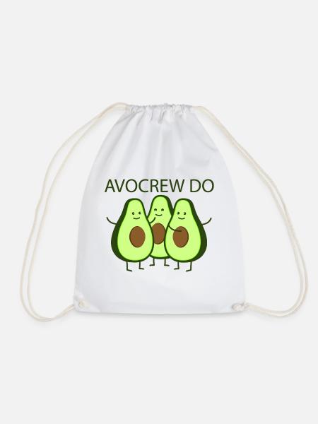 Avocado Team - Turnbeutel - Weiß