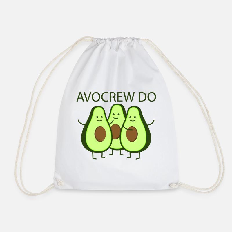 Avocado Team - Turnbeutel - Weiß