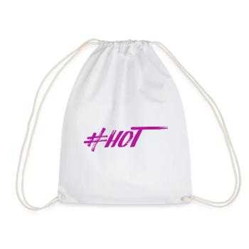 #HOT - Drawstring Bag - white - Front