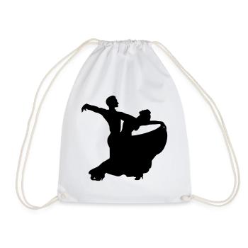 Ballroom Dancing - Drawstring Bag - white - Front