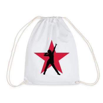 Singer / Sänger / Chanter - Sac de sport léger - blanc - Devant