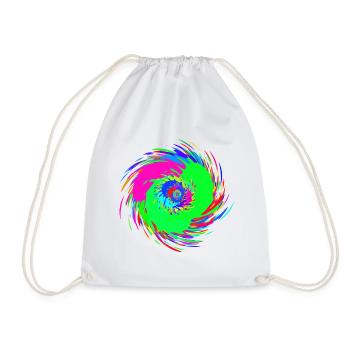 Color Splash 2 - Drawstring Bag - white - Front