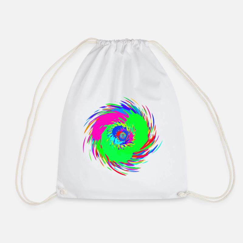 Color Splash 2 - Drawstring Bag - white
