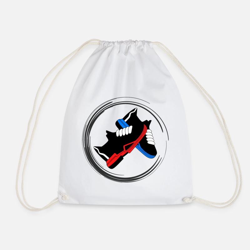 Shoes - Drawstring Bag - white