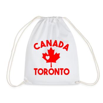 Kanada Toronto - Turnbeutel - Weiß - Vorne