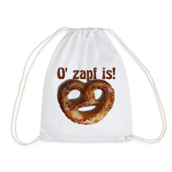 Brezel O' zapft ist - Turnbeutel - Weiß - Vorne