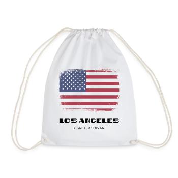 Los Angeles, Californie, États-Unis - Sac de sport léger - blanc - Devant