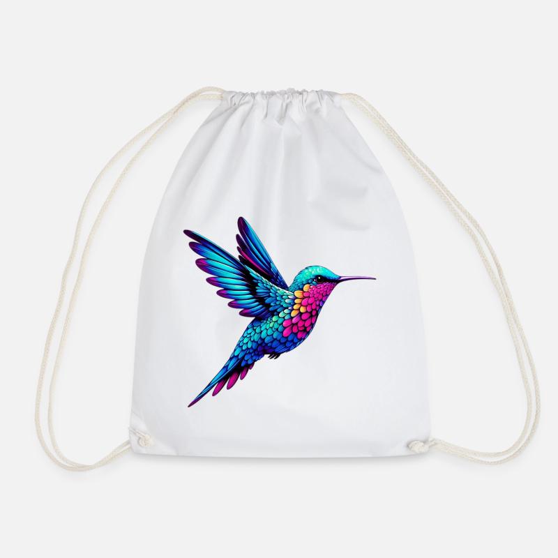 Kolibri - Turnbeutel - Weiß