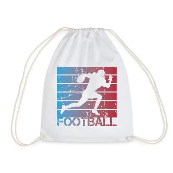 Football Player - Drawstring Bag - white - Front