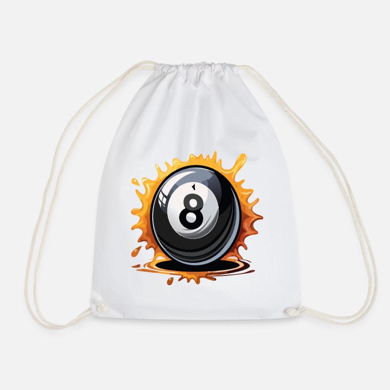 8ball - Turnbeutel - Weiß