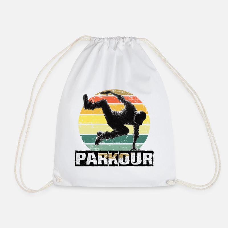 Parkour - Turnbeutel - Weiß