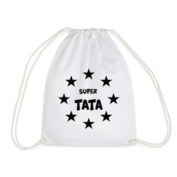 Super Auntie - Drawstring Bag - white - Front