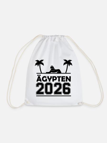 Ägypten 2026 - Turnbeutel - Weiß