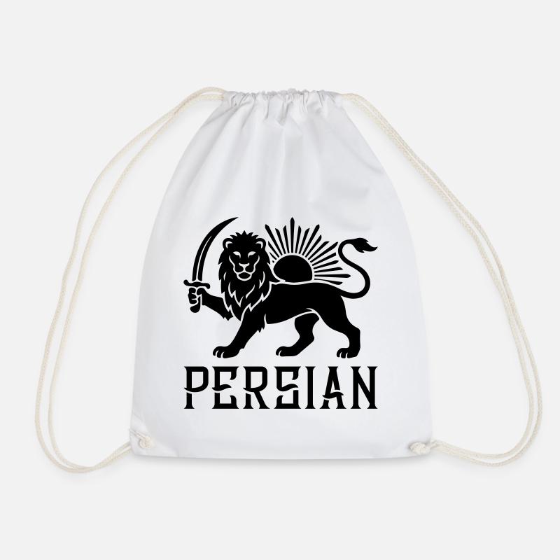 Persischer Löwe Persien Iran - Turnbeutel - Weiß