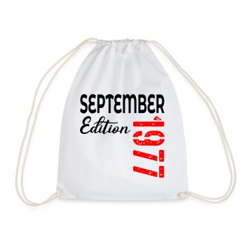49e anniversaire - septembre 1977 - Sac de sport léger - blanc - Devant