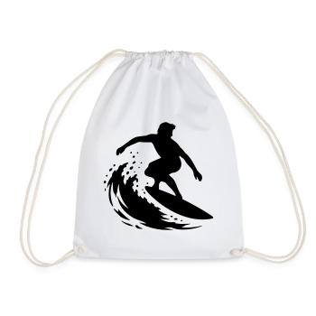 surfer_1 - Turnbeutel - Weiß - Vorne