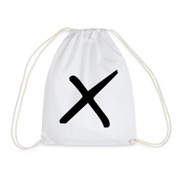 Croix élégante - Sac de sport léger - blanc - Devant