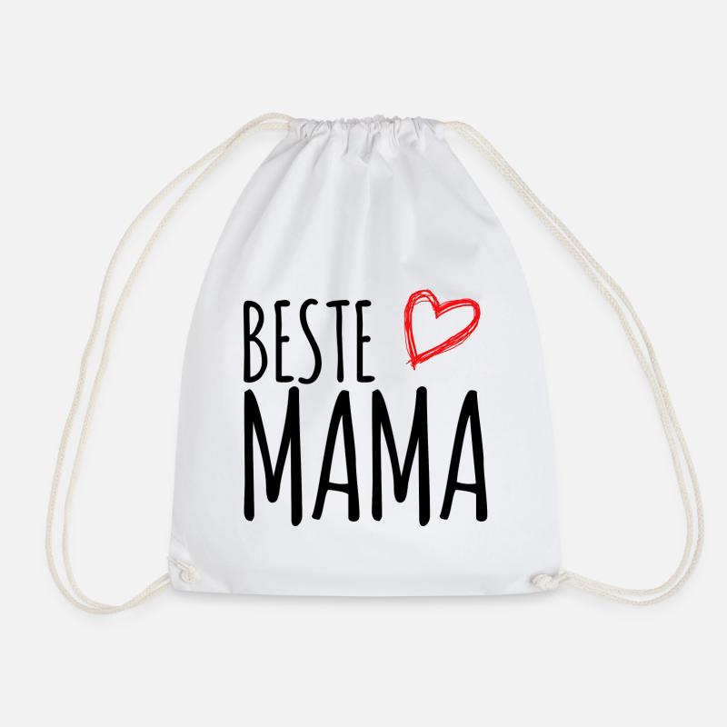 Beste Mama - Turnbeutel - Weiß