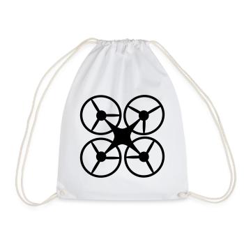 6061912 121684366 drone - Sac de sport léger - blanc - Devant