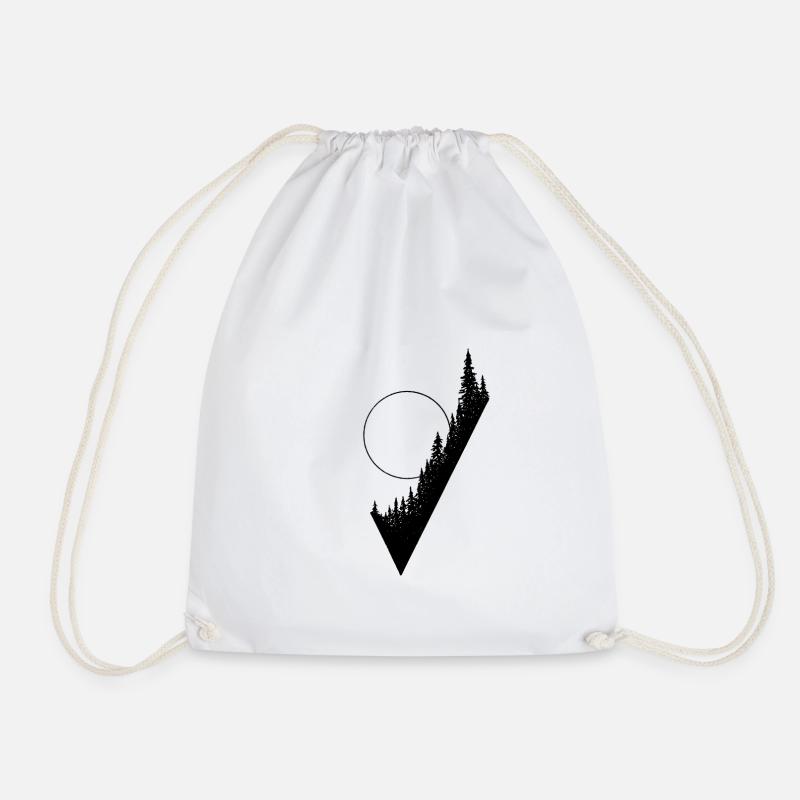 155 - Drawstring Bag - white