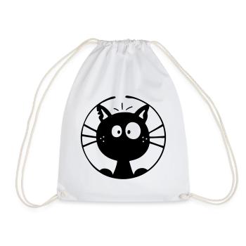 Mignon Chat - Sac de sport léger - blanc - Devant