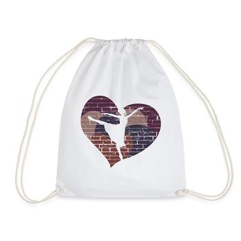 Danseur Danseur - Design - Sac de sport léger - blanc - Devant