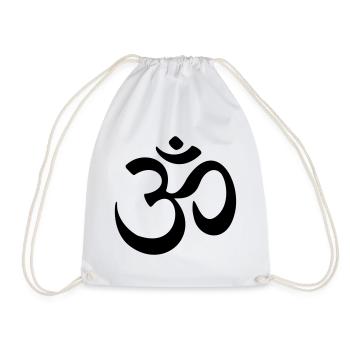 original OM écrit à la main Mantra Urklang om - Sac de sport léger - blanc - Devant