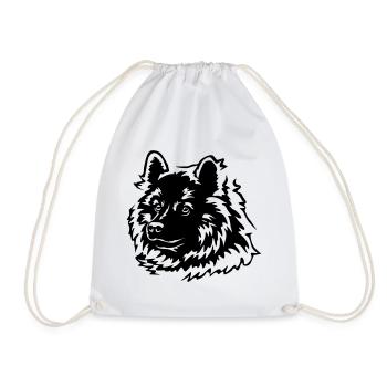 Eurasian Head - Drawstring Bag - white - Front