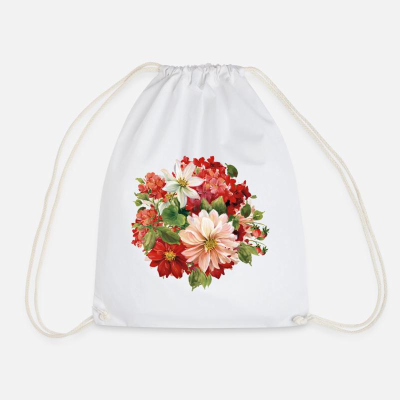 Fleur - Sac de sport léger - blanc