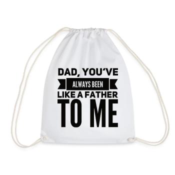 Papa tu as toujours été comme un père pour moi - Sac de sport léger - blanc - Devant