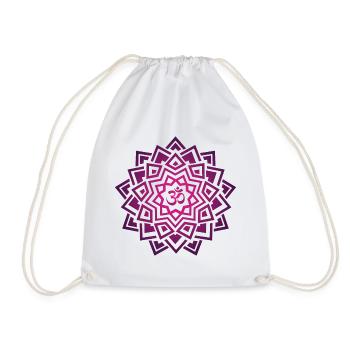 Sahasrara Crown Chakra Spiritualität Ich verstehe Yoga - Turnbeutel - Weiß - Vorne