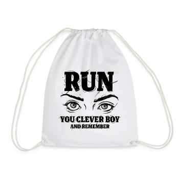 Run You Clever Boy - Turnbeutel - Weiß - Vorne