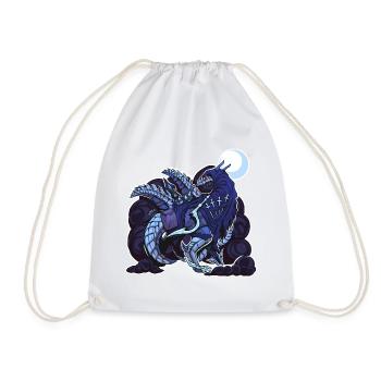 [STRANGER] Assassin w/o text - Drawstring Bag - white - Front