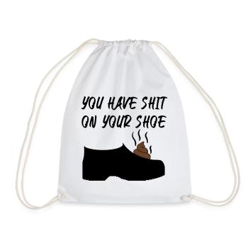 Vous avez de la merde sur votre chaussure - Sac de sport léger - blanc - Devant