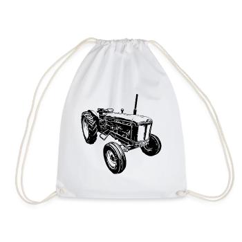 Super Tractor - Drawstring Bag - white - Front