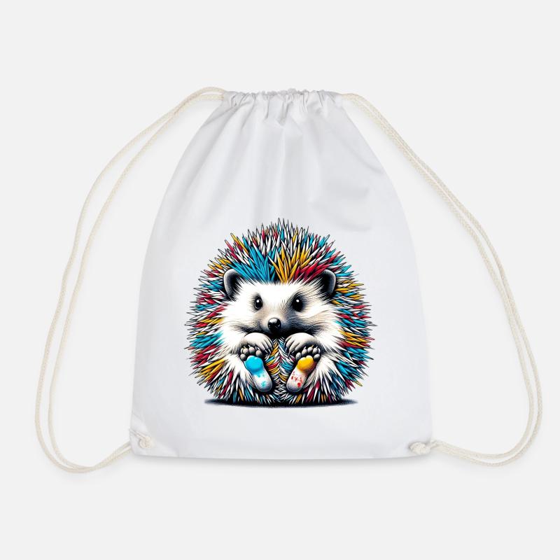 Hérisson - Sac de sport léger - blanc