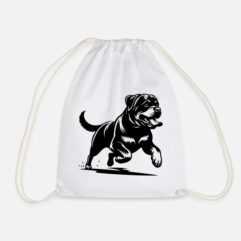 Rottweiler - Turnbeutel - Weiß