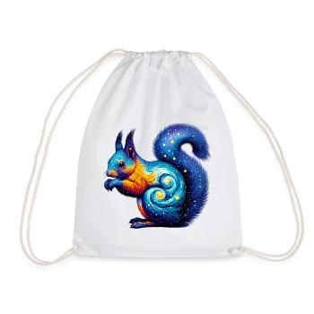 Écureuil - Sac de sport léger - blanc - Devant